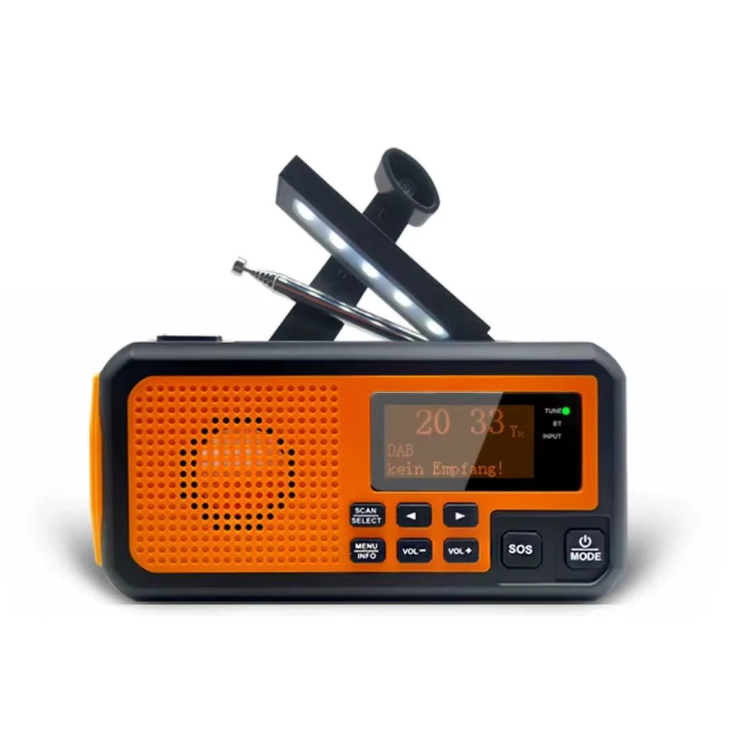 For Gift Emergency Solar Radio Hand Crank Charging AM/FM SW Dynamo Survival Radio Led Torch Outdoor for Disaster Blackout Use