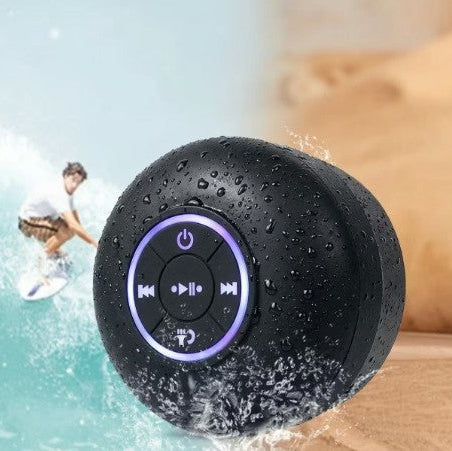 Altavoz Bluetooth Impermeable para Ducha con Luz LED